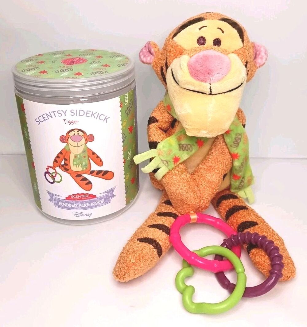 Scentsy TIGGER Winnie The Pooh Sidekick Scented Plush Baby Toddler Sensory Toy